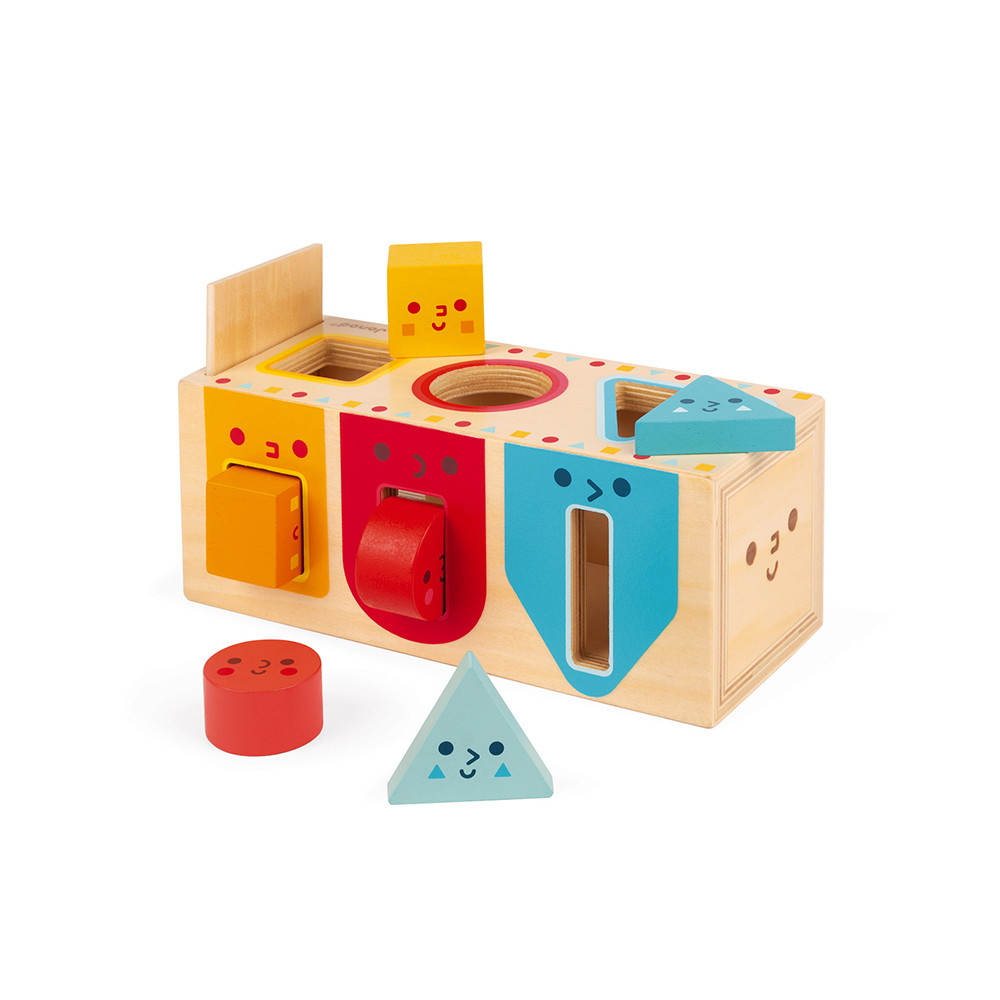 Geometric Shapes Box (wood)