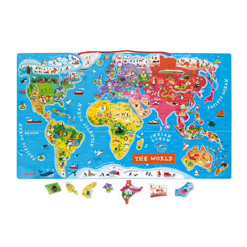 Wooden World Map Puzzle