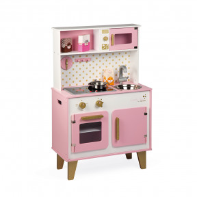 'Macaron' Janod J06567 Pink Wooden Cooker 