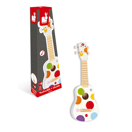 Youkoulele Confetti enfant - Ukulele Janod instrument en bois