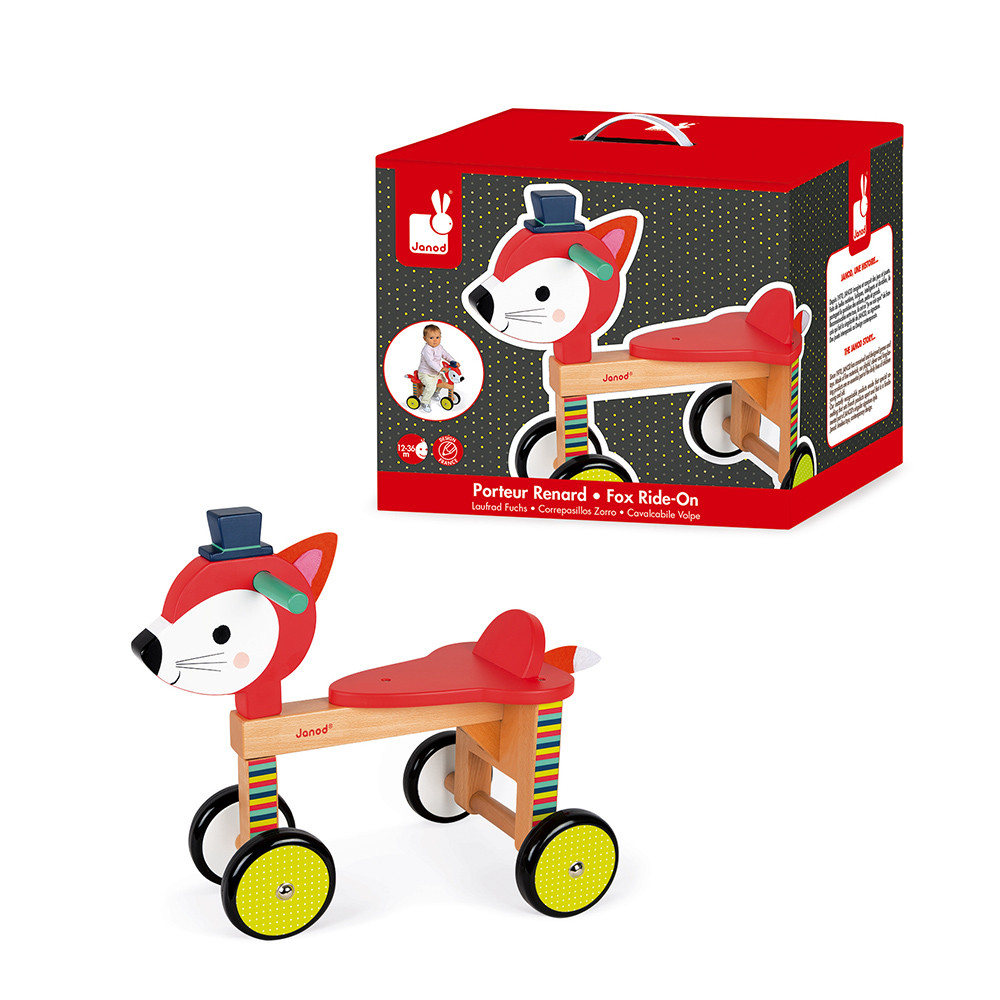 Baby Forest Fox Ride On (wood)