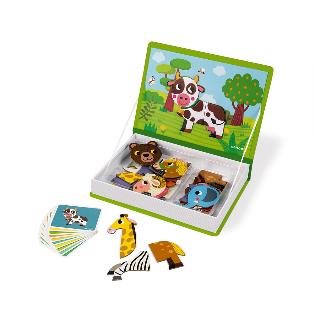 janod magnetibook animals