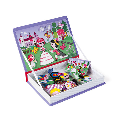 Janod Magneti'Book Princesses 55 Pieces | Magnetic toys for kids