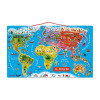 Magnetic World Map Puzzle Italian Version 92 pieces (wood)
