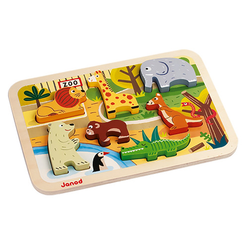 Janod - Chunky puzzle bois - Animaux de la ferme – Yoti Boutique