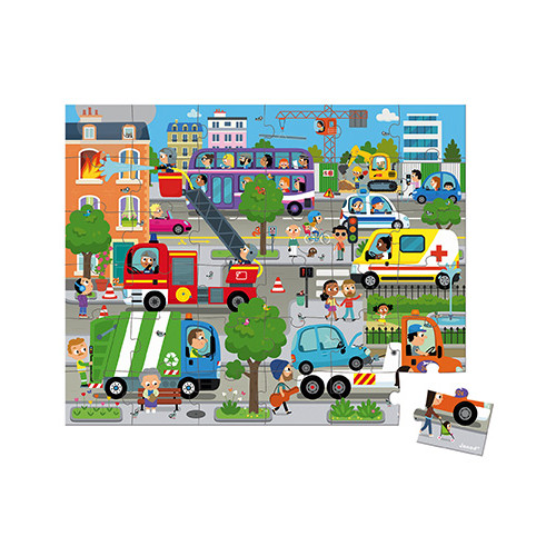 puzzle city 4 ans 36 pièces Janod - 16,50€