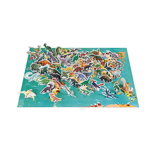 Dinosaurs of the World 3D Puzzle - 200 Pieces