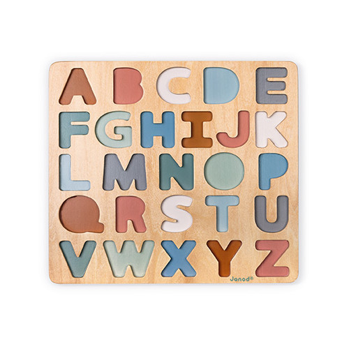 Janod Alphabet Wooden Baby Puzzle + Reviews