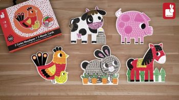 Atelier Janod – Art Créatif – Cartes Mosaïques Une Journée à la Ferme [EN]