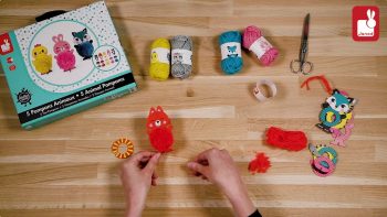 Atelier Janod – Art Créatif – Pompons Animaux tous Mignons [EN]