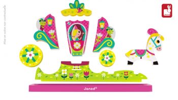 Janod – « Puzzle Vertical Magnétique Princesse » [EN]