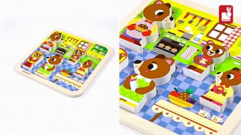 Janod – Chunky Puzzle « Cuisine » – Puzzle en bois [EN]