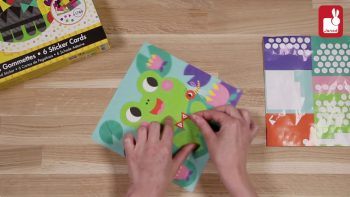 Atelier Janod – Art Créatif – Cartes Gommettes Animaux [EN]