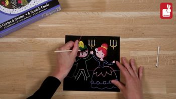 Atelier Janod – Art Créatif – Cartes à Gratter Cendrillon [EN]
