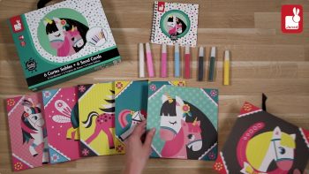 Atelier Janod – Art Créatif – Cartes Sables Chevaux [EN]