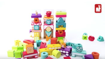 I Wood Edutotem Stackable Pieces