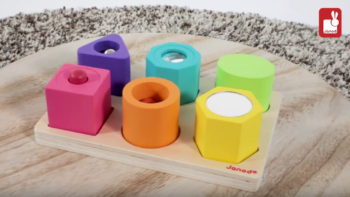 I Wood Shapes & Sounds 6-Block Puzzle