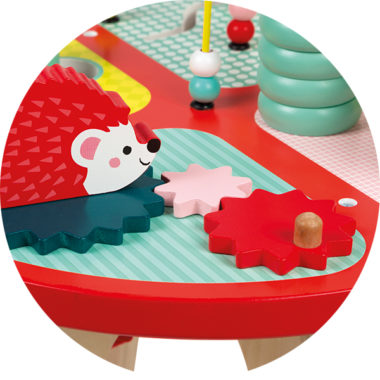 Juego de 6 cubos de madera apilables Baby Forest - Janod